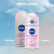 مزيل عرق بيرل اند بيوتي للنساء حمايه تدوم 72 ساعه لمسة الجمال 50 مل - من نيفيا 