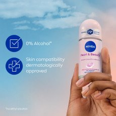 مزيل عرق بيرل اند بيوتي للنساء حمايه تدوم 72 ساعه لمسة الجمال 50 مل - من نيفيا 