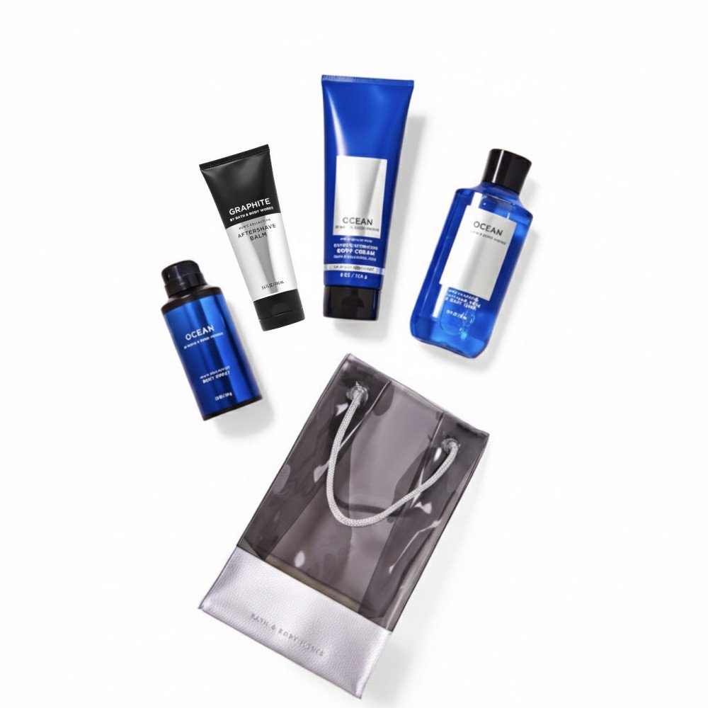 مجموعه رجاليه  4 قطع ( اوشن )  من - باث اند بودي ووركس