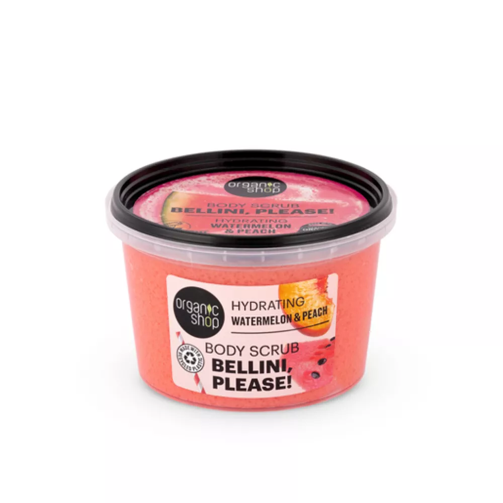 سكراب  جسم سكري كوكتيل البيليني المرطب بالبطيخ والخوخ  250 مل - من اوريقانك شوب 