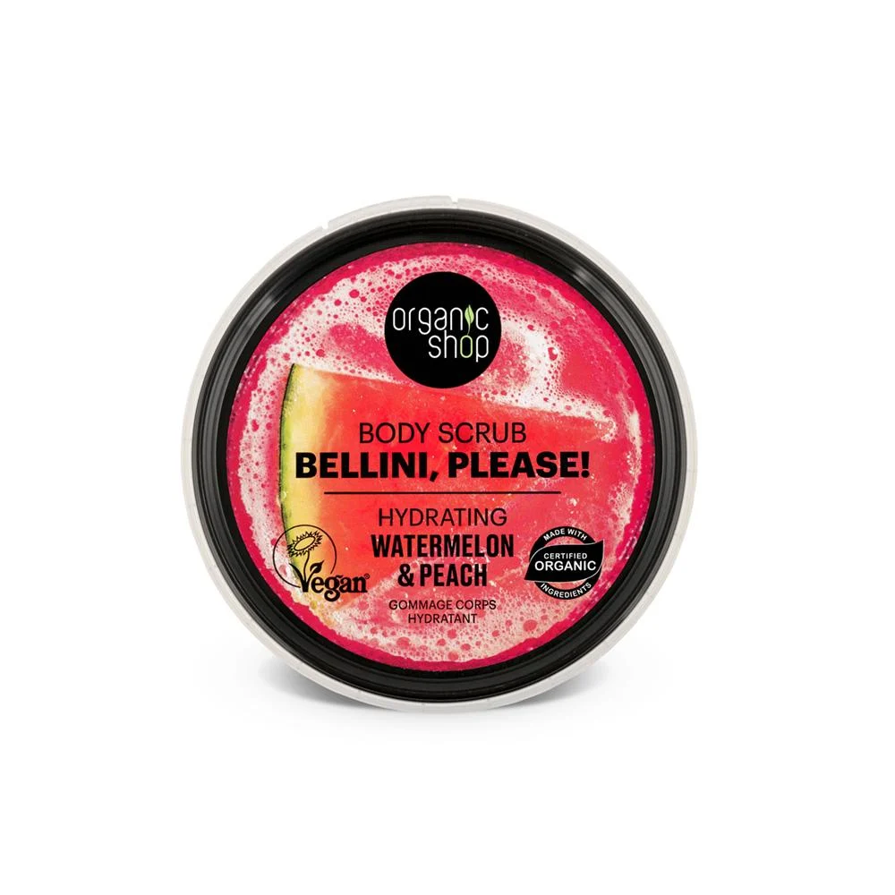 سكراب  جسم سكري كوكتيل البيليني المرطب بالبطيخ والخوخ  250 مل - من اوريقانك شوب 