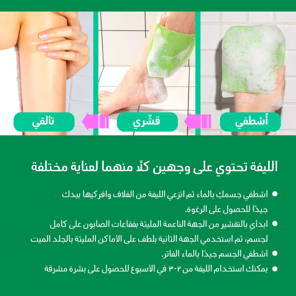 ليفة التقشير  الكوريه ( القوي )  1 ظرف - من مومز باث ريسيبي