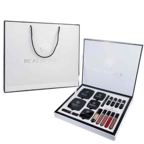 بوكس مكياج ابيض و اسود - ريل بيوتي 