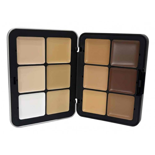 كنتور كريمي 12 لون لتنوير و تنحيف وترتيب الحاجب - من ريل بيوتي 