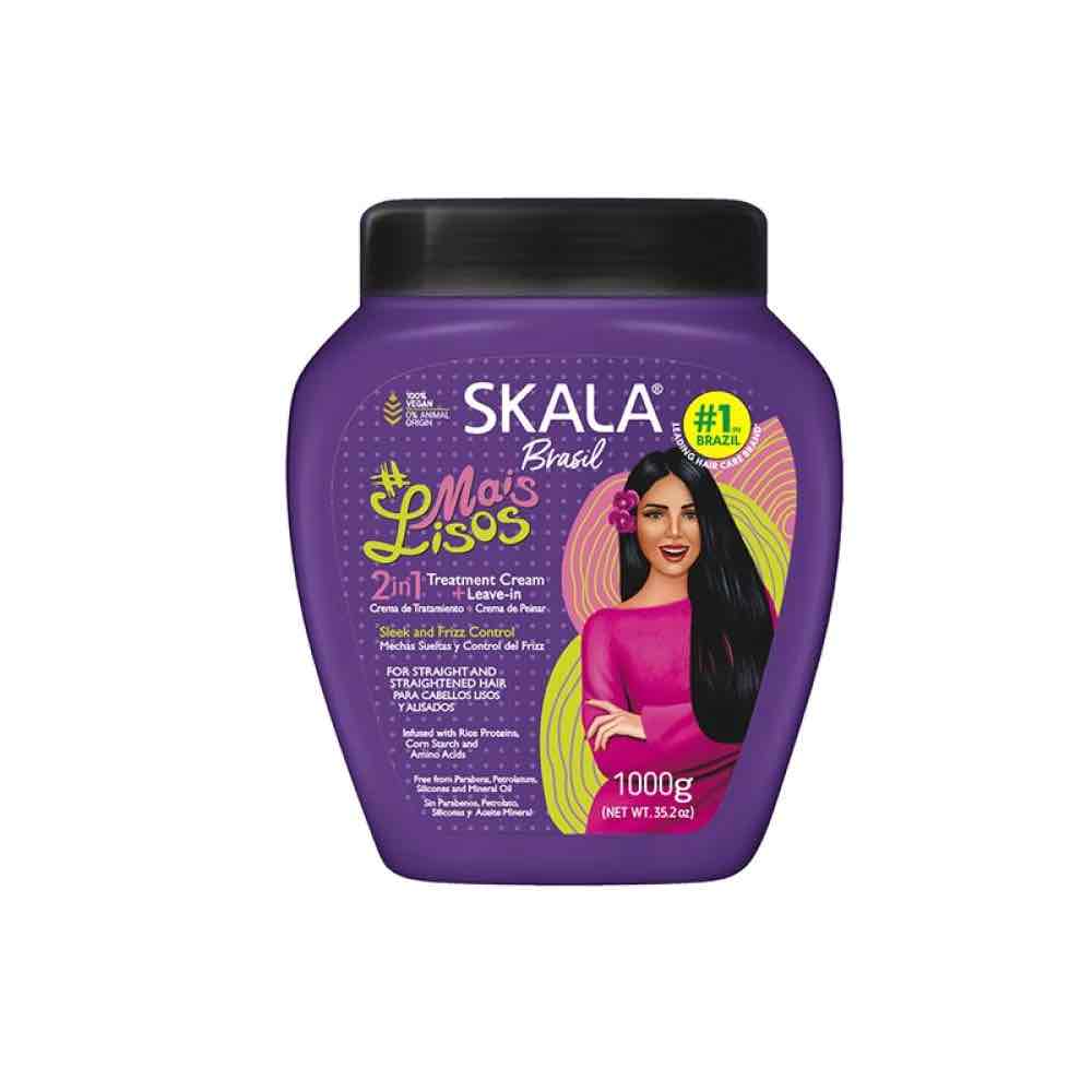كريم برازيلي ميس ليسوز معالج الشعر المستقيم و اصلاحه بروتينات الارز  1000 جرام - من سكالا  