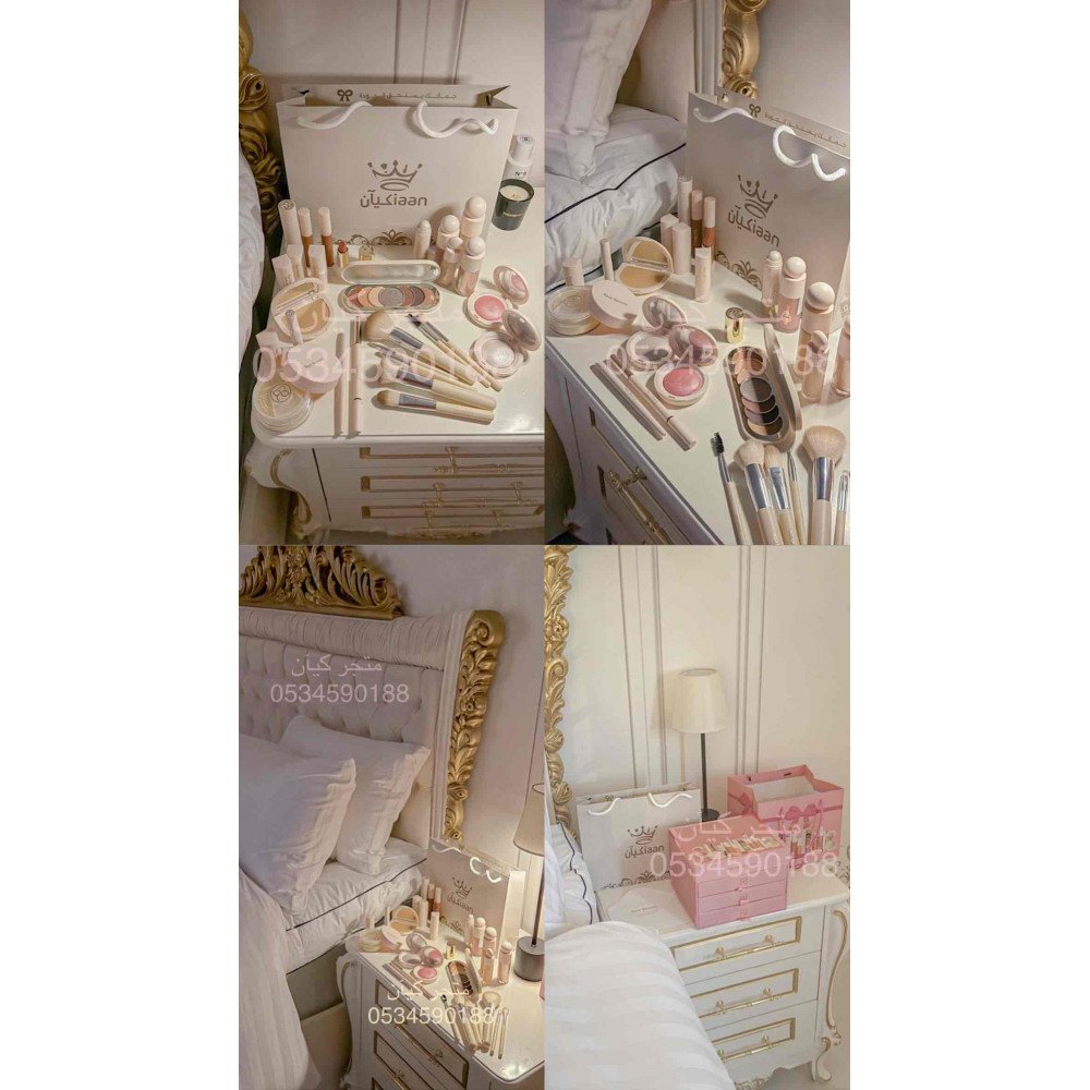 بوكس مكياج الوردي 4 طبقات - من ريل بيوتي 