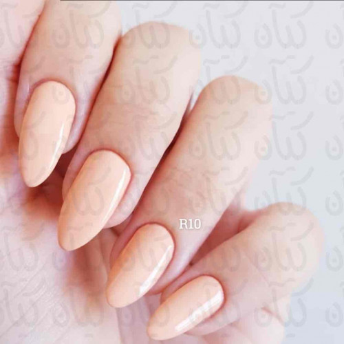 مناكير برتقالي فاتح رقم 10