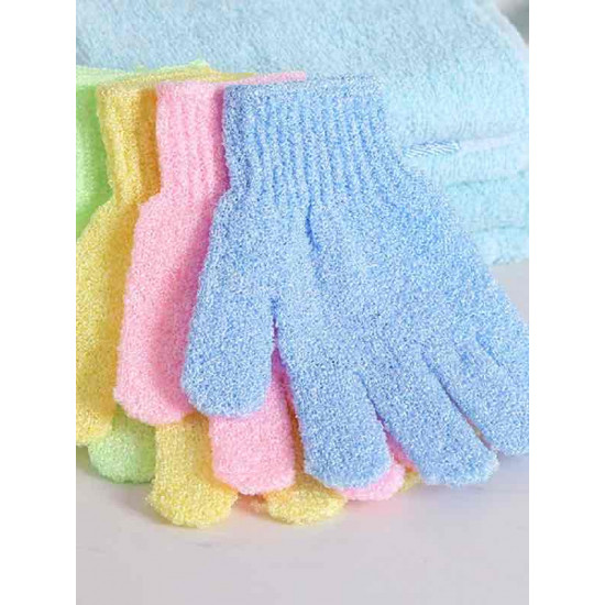 قفاز ليفة جسم قطعتين - الوان متعدده