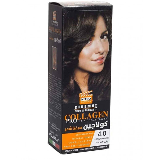 نيتروسينما كريم كولاجين شعر فاتح، من نيترو كندا، أسود