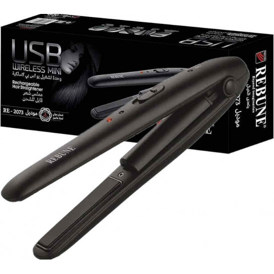 ريبون مكواة فرد الشعر RE-2073 لاسلكية صغيرة قابلة لاعادة الشحن 