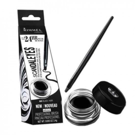 جل ايلاينر + حواجب مع فرشه - من ريميل لندن