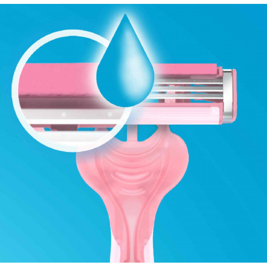 حلاقة جيليت فينوس سمبلي ماكينة حلاقة 8 قطع 4 مجانا - ثلاث طبقات