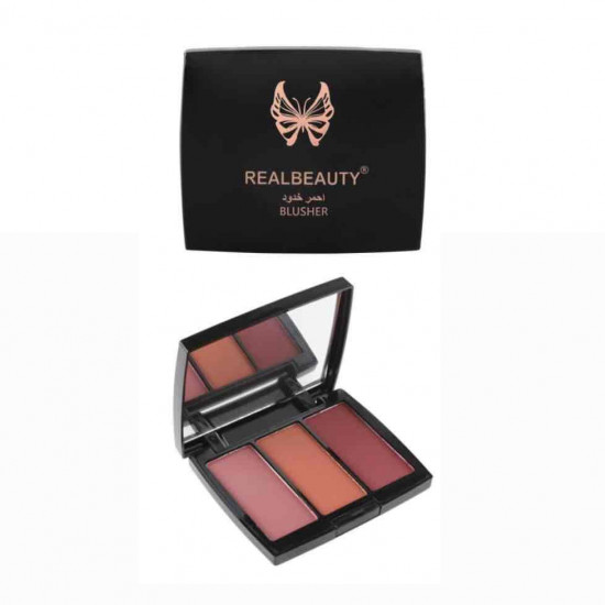 بلاشر 3 الوان - من ريل بيوتي