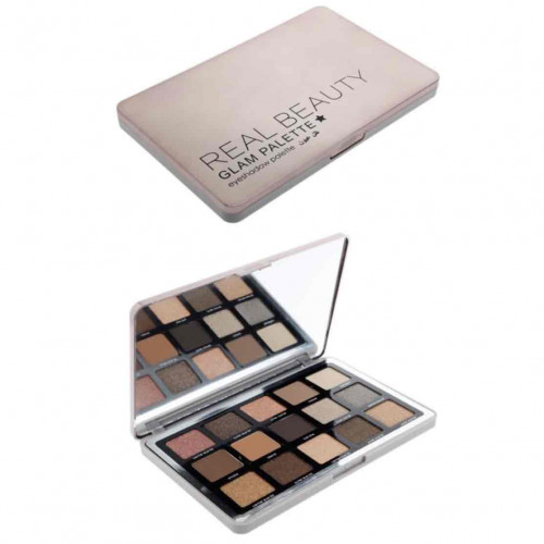 باليت من15 لون خريفي بين المخمل و مطفي من ريل بيوتي