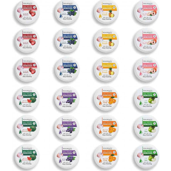 مزيل مناكير مسحات 32 قطنه - من ريل بيوتي