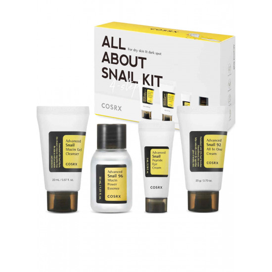 كوسركس مجموعة العناية بالبشرة الكورية من اول اباوت سنيل - منظف خلاصة كريم للعين