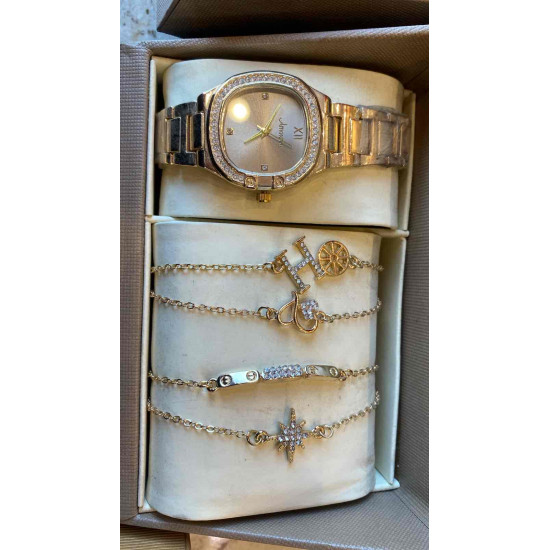 طقم ساعه نسائي رقم 8