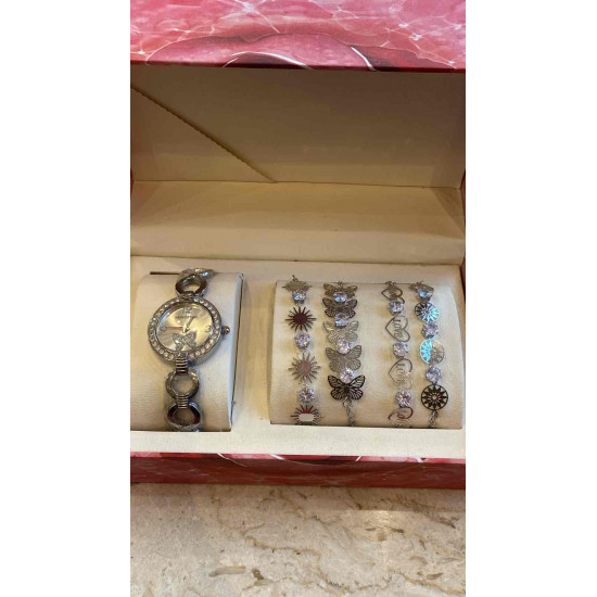 طقم ساعه نسائي رقم 19