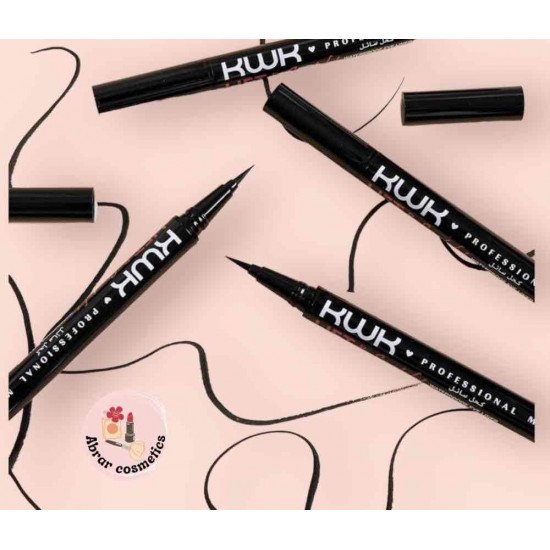 ايلاينر و حواجب اسود -  من kwk