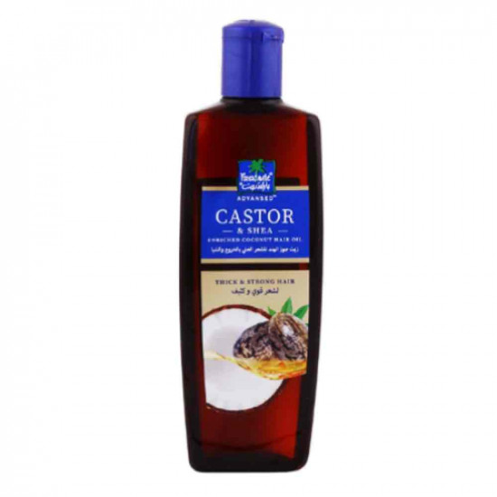 زيت جوز الهند الغني بالخروع والشيا للشعر المصبوغ - 300 مل