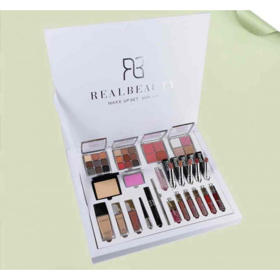 بوكس مكياج  لون ابيض - من ريل بيوتي 