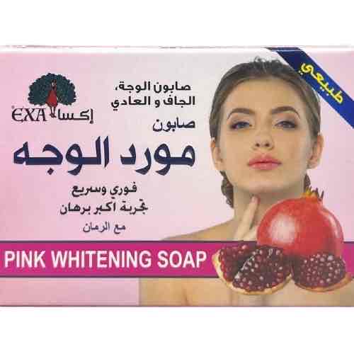 صابون مورد الوجه بالرمان - من اكسا - 100غ 