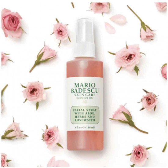  ‏mario badescu  بخاخ ماريو بالميرميه و زهرة البرتقال والصبار 