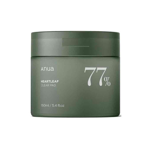 مسحات تونر كلير هارتليف 77% من انوا | Anua Heartleaf 77% Clear Pad