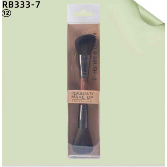 فرشة مكياج ناعمه جهتين كنتور وبلاشر - من ريل بيوتي