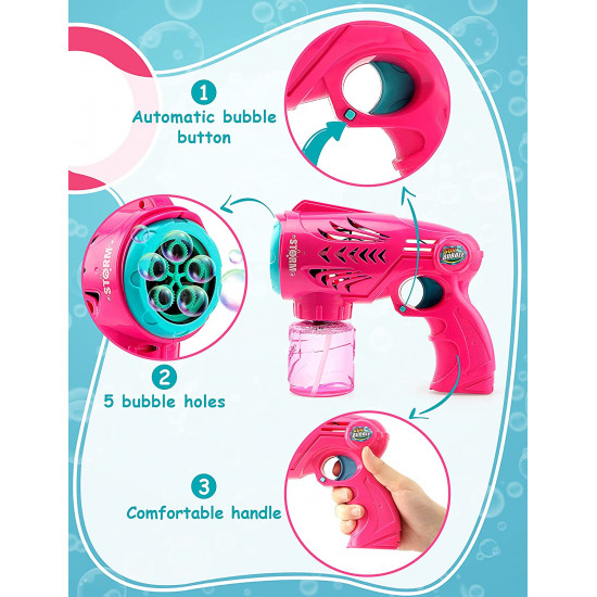 لعبة : مسدس فقاعات للأطفال 