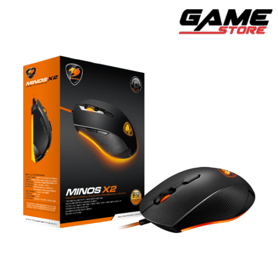 ماوس كوغار مينوس X2 - اسود - Minos X2 ماوس كوغار مينوس X2 - اسود - Minos X2
