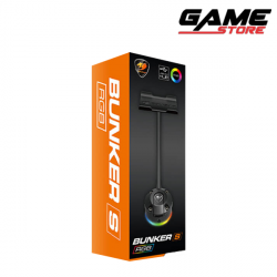 حامل سماعة الرأس كوغار بنكر اس RGB - اسود - BUNKER S RGB حامل سماعة الرأس كوغار بنكر اس RGB - اسود - BUNKER S RGB
