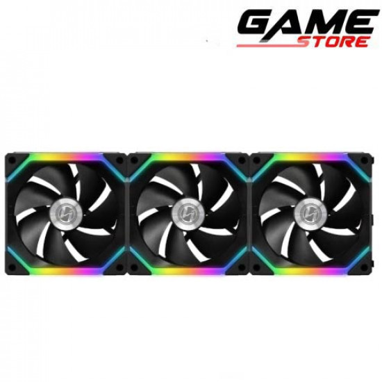 مراوح تركيب : LIAN LI CASE UNI-FAN SL120 3PACK BLACK