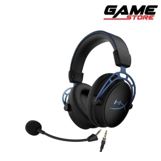سماعة هايبر اكس الفا اس - ازرق اسود - بلايستيشن 4 - HyperX Cloud alpha S - blue Black سماعة هايبر اكس الفا اس - ازرق اسود - بلايستيشن 4 - HyperX Cloud alpha S - blue Black