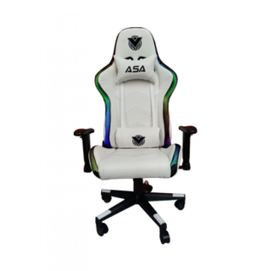كرسي جيمينج ASA - أبيض RGB - ASA gaming chair كرسي جيمينج ASA - أبيض RGB - ASA gaming chair
