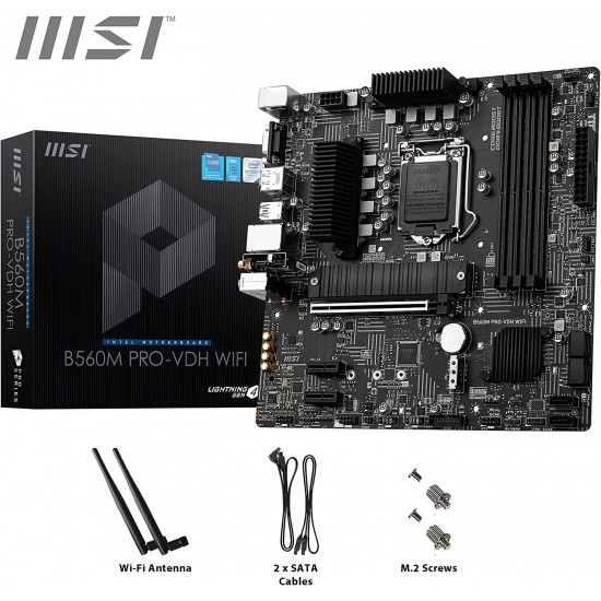 اللوحه الأم : MB MSI B560M PRO-VDH اللوحه الأم : MB MSI B560M PRO-VDH