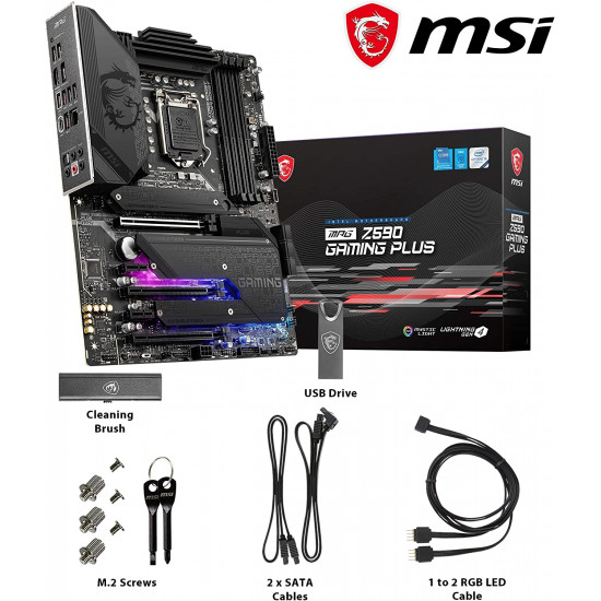 اللوحه الأم : MSI MB Z590 PLUS اللوحه الأم : MSI MB Z590 PLUS