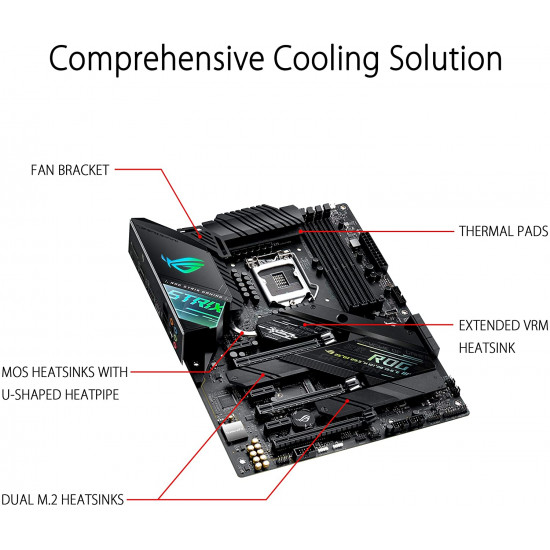 اللوحه الأم : ROG STRIX MB Z490-E اللوحه الأم : ROG STRIX MB Z490-E