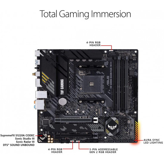 اللوحه الأم : TUF MOTHERBORD B550M-PLUS WIFI اللوحه الأم : TUF MOTHERBORD B550M-PLUS WIFI