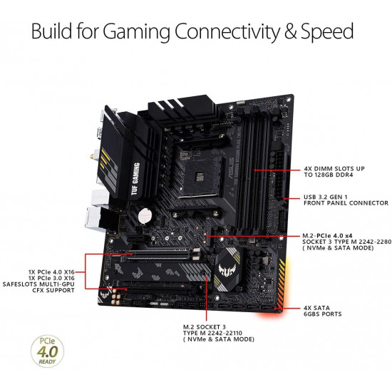 اللوحه الأم : TUF MOTHERBORD B550M-PLUS WIFI اللوحه الأم : TUF MOTHERBORD B550M-PLUS WIFI