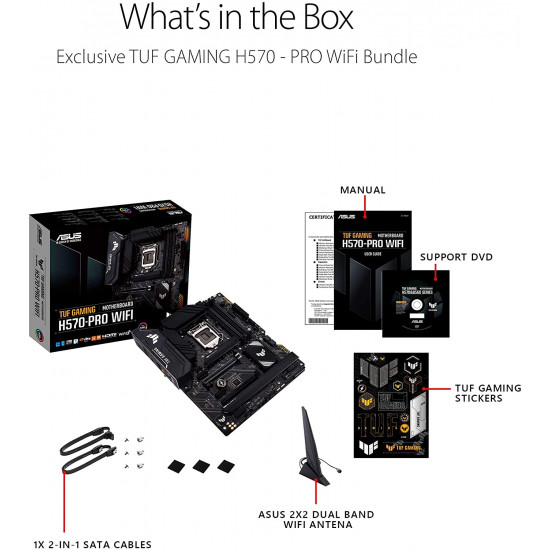 اللوحه الأم : TUF MOTHERBORD H570-PRO WIFI اللوحه الأم : TUF MOTHERBORD H570-PRO WIFI