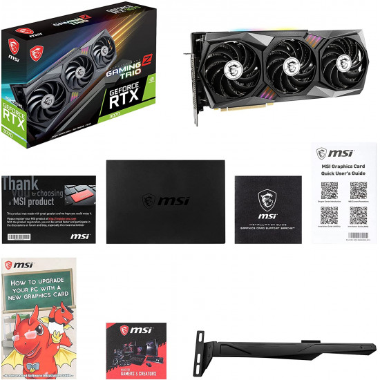 كرت شاشه : MSI RTX 3090 GAMING X TRIO 24 GB كرت شاشه : MSI RTX 3090 GAMING X TRIO 24 GB