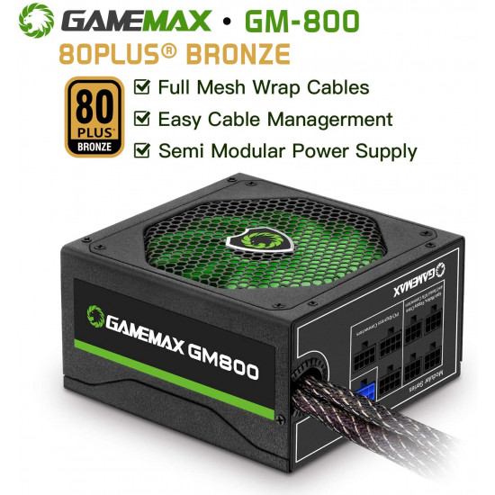 مزود طاقه : PSU GAMEMAX 800W