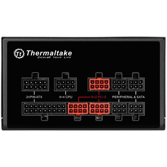 مزود طاقه : THERMALTAKE PSU 850W-RGB GOLD مزود طاقه : THERMALTAKE PSU 850W-RGB GOLD