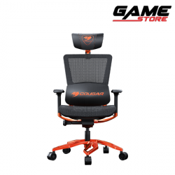 كرسي جيمينج كوغار ارجو - اسود + برتقالي - Argo كرسي جيمينج كوغار ارجو - اسود + برتقالي - Argo