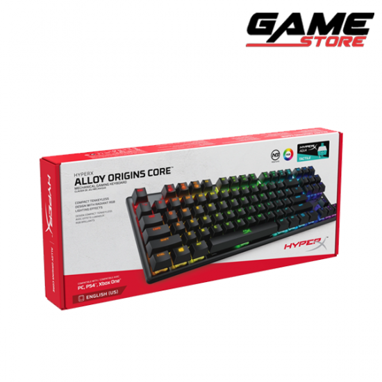 كيبورد هايبر اكس Alloy Origins Core - اسود كيبورد هايبر اكس Alloy Origins Core - اسود