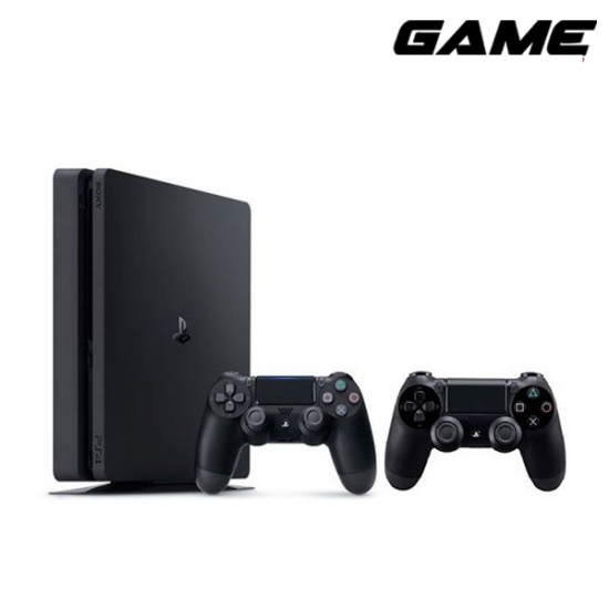 بلاي ستيشن 4 سليم - 500 جيجا  + 2 وحدة تحكم  - PlayStation 4 Slim - 500 GB + 2 controllers
