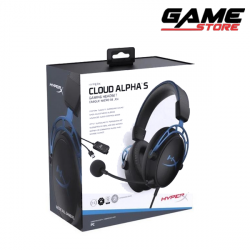 سماعة هايبر اكس الفا اس - ازرق اسود - بلايستيشن 4 - HyperX Cloud alpha S - blue Black سماعة هايبر اكس الفا اس - ازرق اسود - بلايستيشن 4 - HyperX Cloud alpha S - blue Black