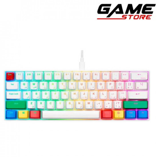 كيبورد إحترافي GK60 أبيض