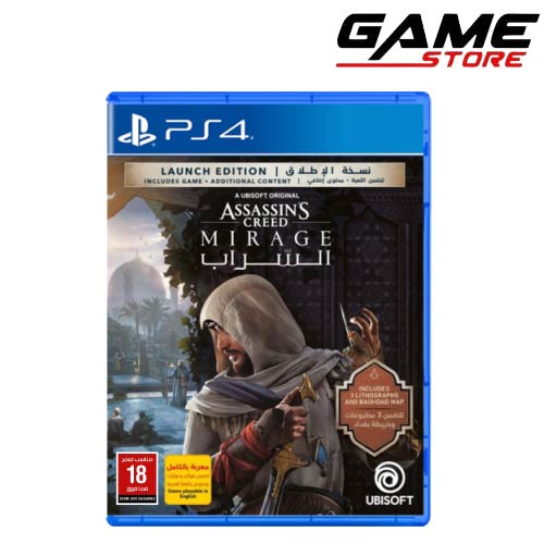 لعبة : أساسنس كريد السراب بلايستيشن 4 نسخة الإطلاق - assassin's creed mirage arabic ps4